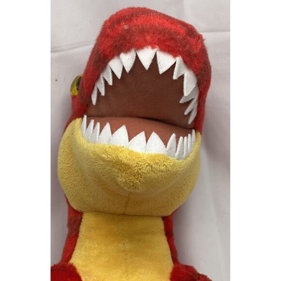Build A Bear Red Dinosaur T Rex Velociraptor Raptor 19 Inch Plush Stuffed Animal - Picture 9 of 16